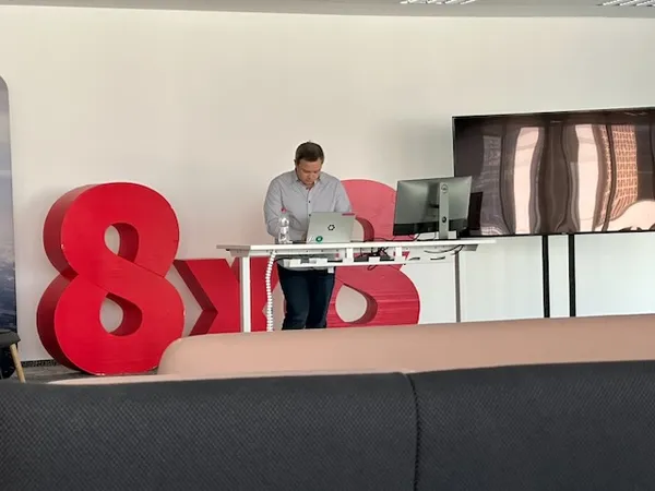 Matt Gardner on-site at 8x8